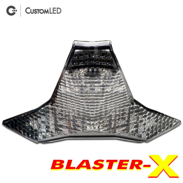 Kawasaki Ninja ZX-6R Blaster-X Integrated LED Tail Light for years 2024, 2025 & 2026 - Clear Lens