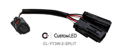 Conectores divisores en Y para intermitentes OEM de Yamaha, 3 cables (par), tipo 2
