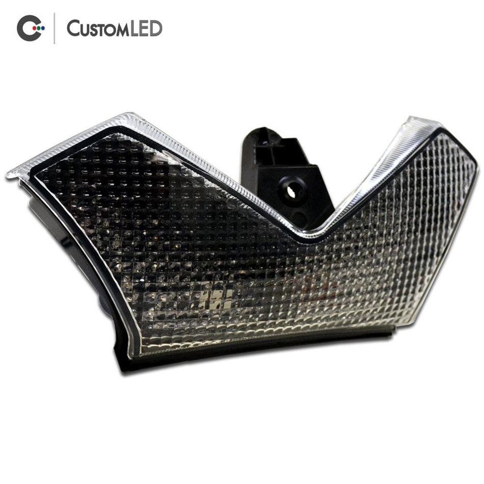 Kawasaki Ninja ZX-14R Blaster-X Integrated LED Tail Light for years 2006-2025 by Custom LED - Clear Lens