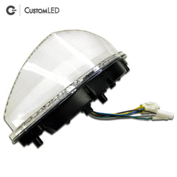 Yamaha Road Star Raider Blaster-X Integrated LED Tail Light for years 2008 2009 2010 2011 2012 2013 2014 by Custom LED - Clear Lens