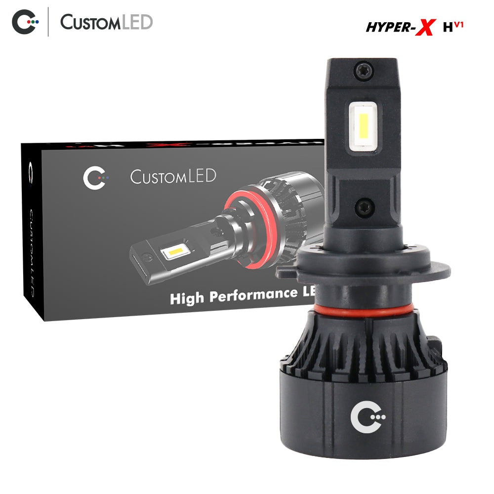 High-Performance H7 LED Headlight Bulb - Custom LED
