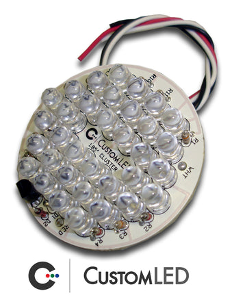 Universal Round LED Clusters with ColorChange for Run and Turn or Brake operation | Custom LED