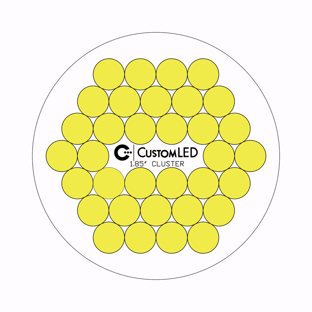 Universal Round LED Clusters ColorChange for Run Turn | Custom LED