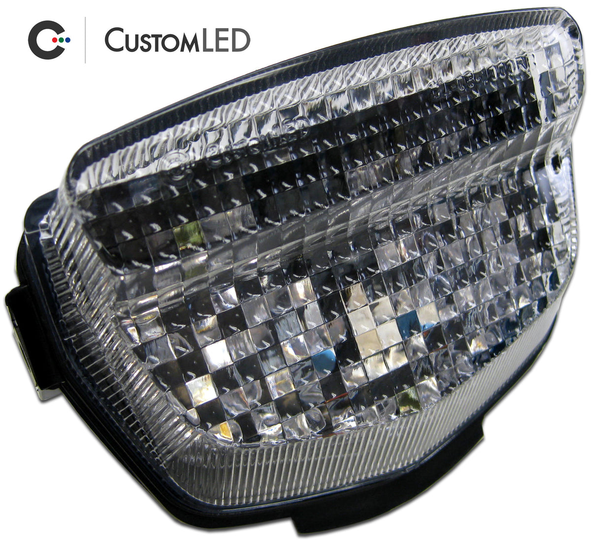 Honda CBR-1000RR Blaster-X Feu arrière LED intégré pour les années 2008-2016 - Lentille transparente