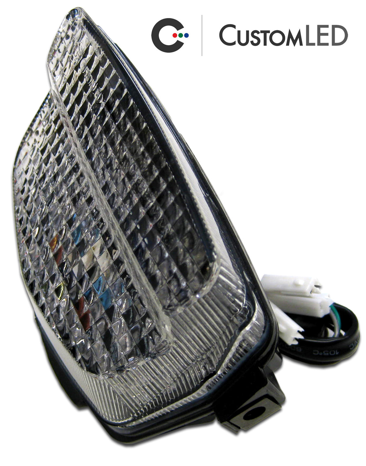 Honda CBR-1000RR Blaster-X Feu arrière LED intégré pour les années 2008-2016 - Lentille transparente
