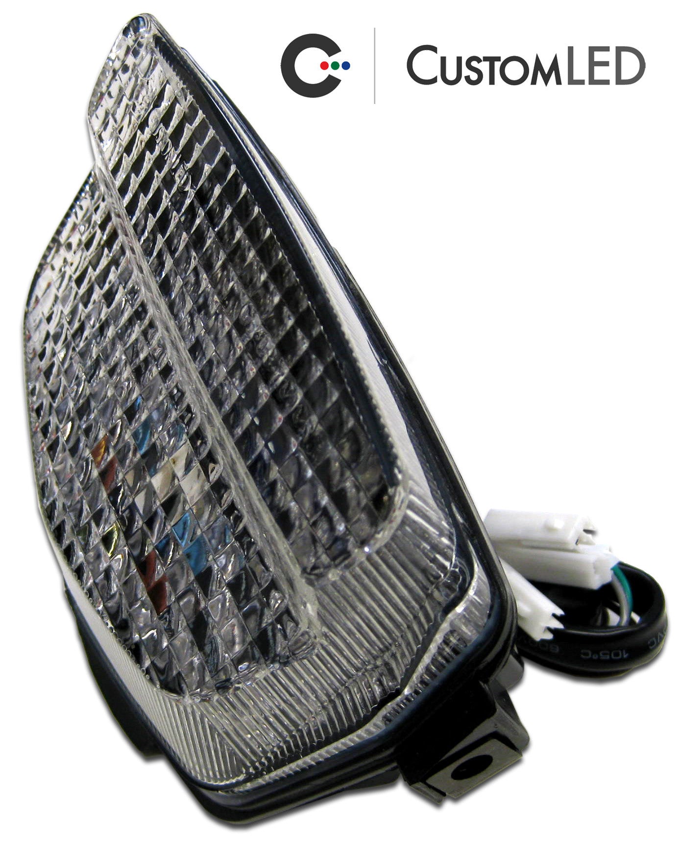 Honda CBR-1000RR Blaster-X Feu arrière LED intégré pour les années 2008-2016 - Lentille transparente