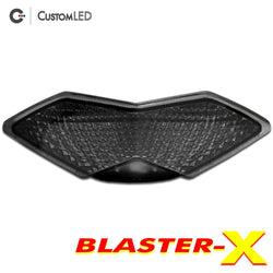 Kawasaki Versys Blaster-X Integrated LED Tail Light for years 2010-2021 by Custom LED - Smoked Lens