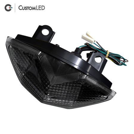 Kawasaki Versys Blaster-X Integrated LED Tail Light for years 2010-2021 by Custom LED - Smoked Lens