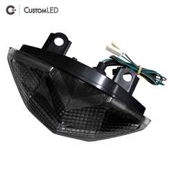 Kawasaki Ninja 1000SX Blaster-X Integrated LED Tail Light for years 2020-2024 by Custom LED - Smoked Lens