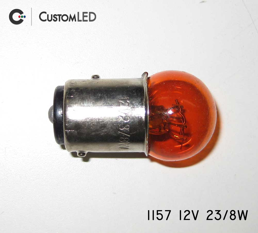 thumbnail image 2 of Arwrilt 10-Pack 1157 Amber Car Bulbs - Halogen Turn Signal & Brake Light Replacement Bulbs 2 of 10