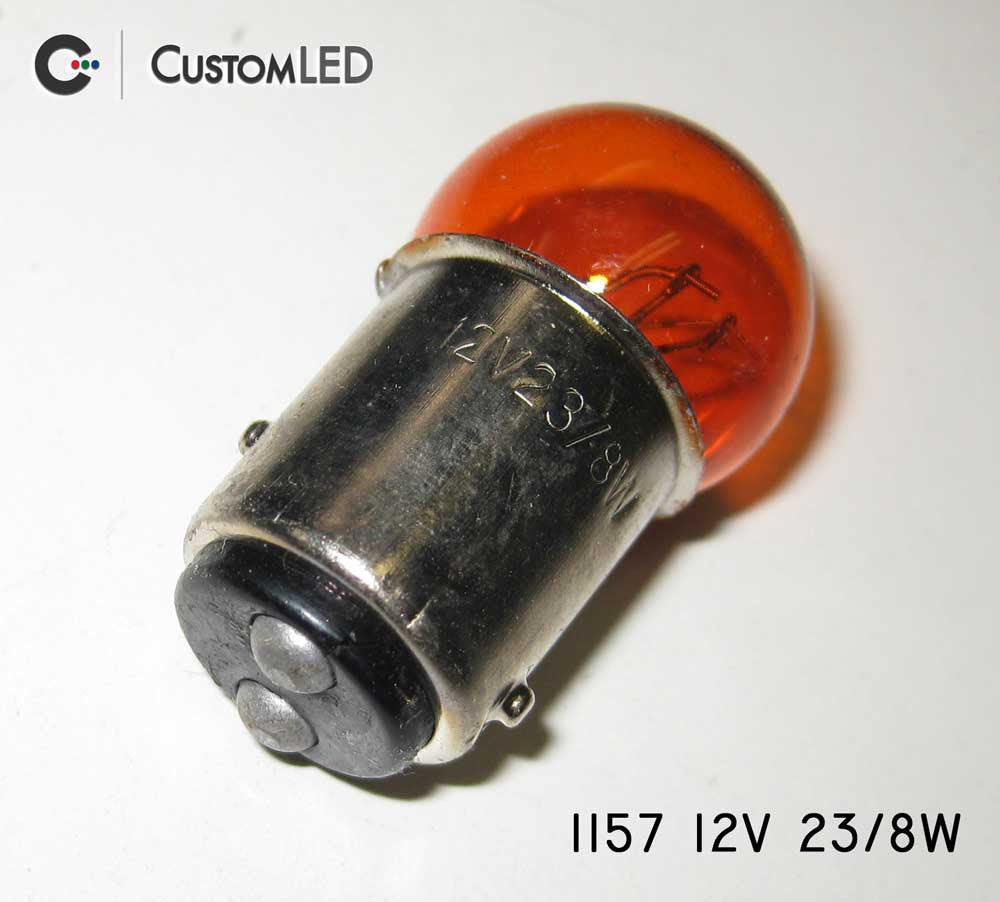 thumbnail image 2 of Arwrilt 10-Pack 1157 Amber Car Bulbs - Halogen Turn Signal & Brake Light Replacement Bulbs 2 of 10
