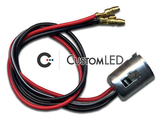 Uxcell Extension Wire Socket Holder Connector Motorcycle Brake Stop