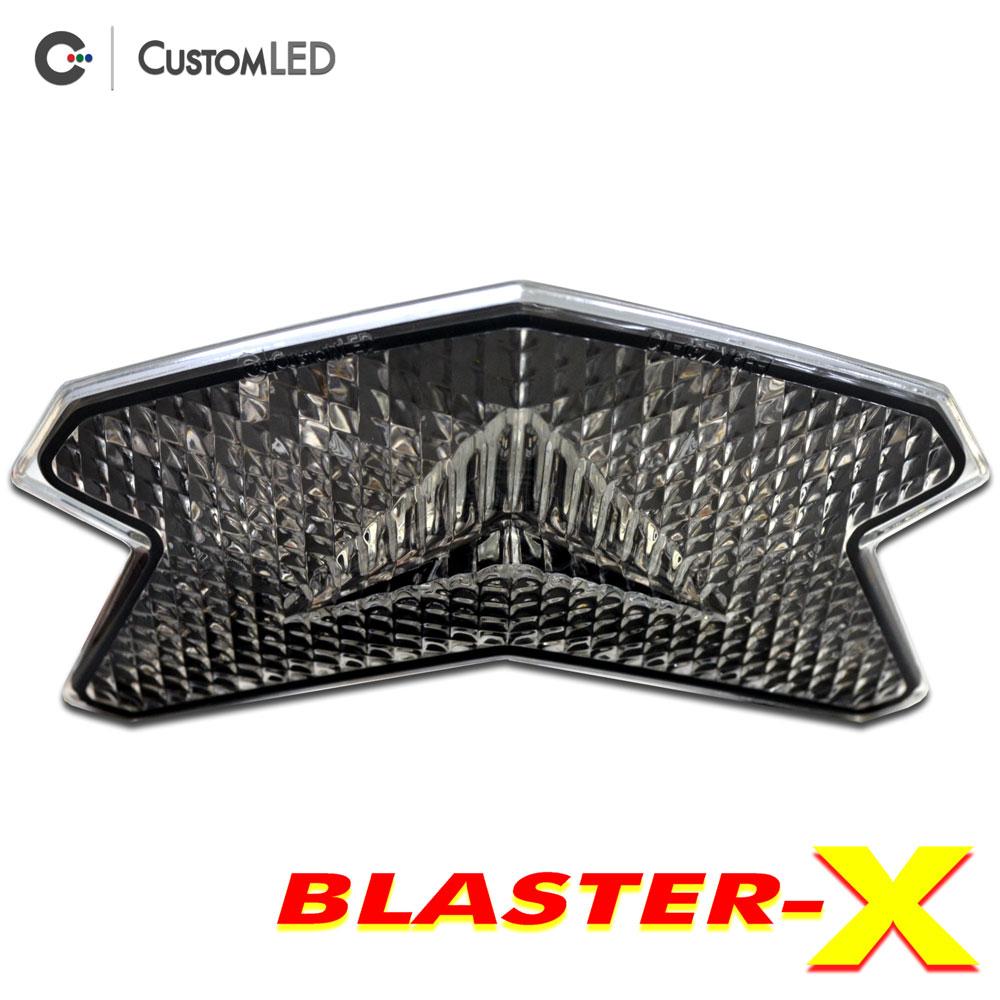 Kawasaki Ninja ZX-6R Blaster-X Integrated LED Tail Light for years 2013-2018 - Clear Lens