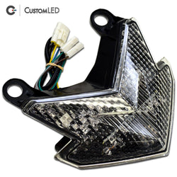 Kawasaki Z125 PRO Blaster-X Integrated LED Tail Light for years 2017-2026 - Clear Lens