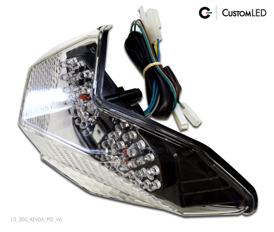 Kawasaki Z250 ER250 Blaster-X Luz trasera LED integrada para los años 2013 2014 2015 2016 2017 por Custom LED