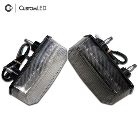 Honda CB650F Blaster-X Luz trasera LED integrada para el año 2018 - Lente transparente VS lente ahumada