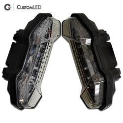 2014-2016 Yamaha FZ-09 Blaster-X Integrated LED Tail Light - Clear VS Smoked Lens