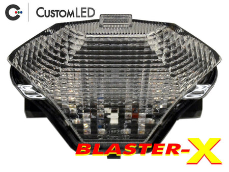 Yamaha FZ-07 Blaster-X Luz trasera LED integrada para los años 2015, 2016 y 2017 por Custom LED - Lente transparente