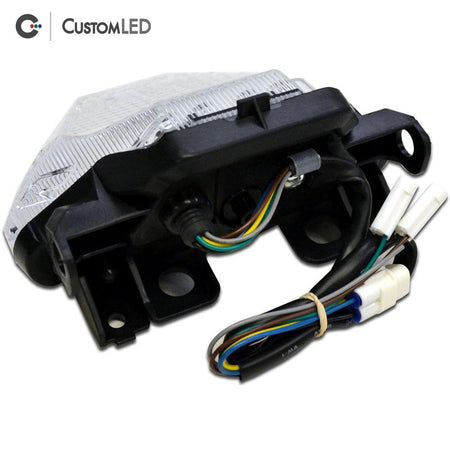 Yamaha FZ-07 Blaster-X Luz trasera LED integrada para los años 2015, 2016 & 2017 por Custom LED - Clear Lens