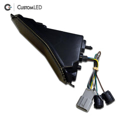 Yamaha YZF-R1 Blaster-X Integrated LED Tail Light for years 2015-2026 by Custom LED - Smoked Lens
