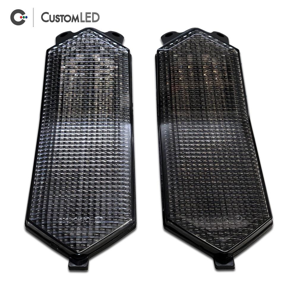 Yamaha YZF-R7 Blaster-X Integrated LED Tail Light for year 2022-2026 by Custom LED - Clear VS Smoked Lens