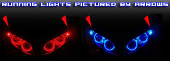 Automotive LED Recambio Bulbs size: 168, 194, T10, T11, T3-1/4 para 12VDC standard automotive voltage. Sold as a pair | Custom LED