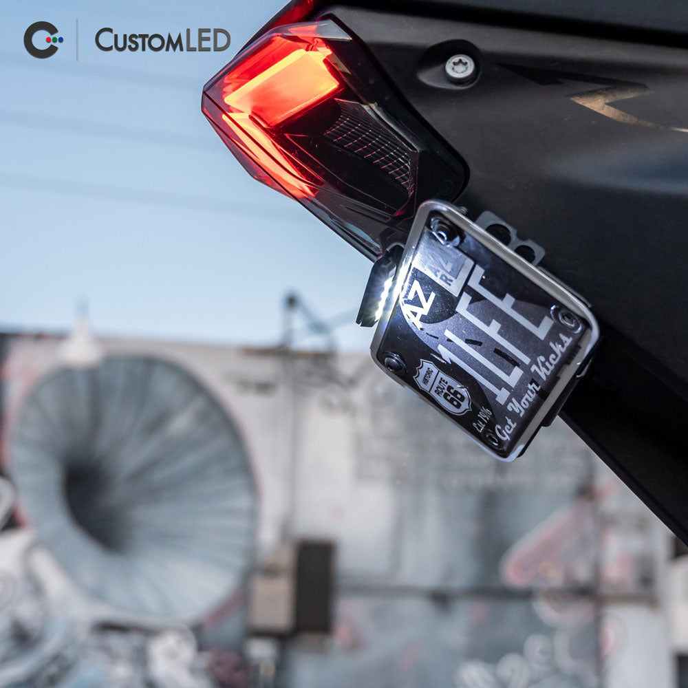 Support de plaque d'immatriculation Ultimate Stealth pour KTM 1290 Sup –  Custom LED