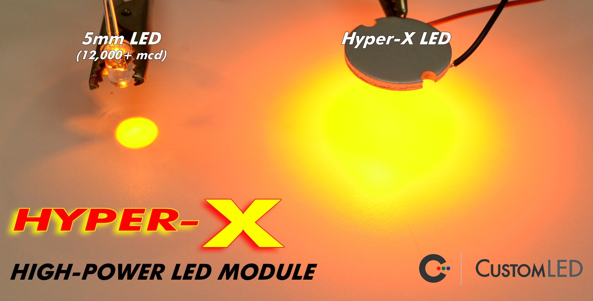 Hyper-X High-Power LED Modules para Custom LED Lighting en Motocicletas | Custom LED
