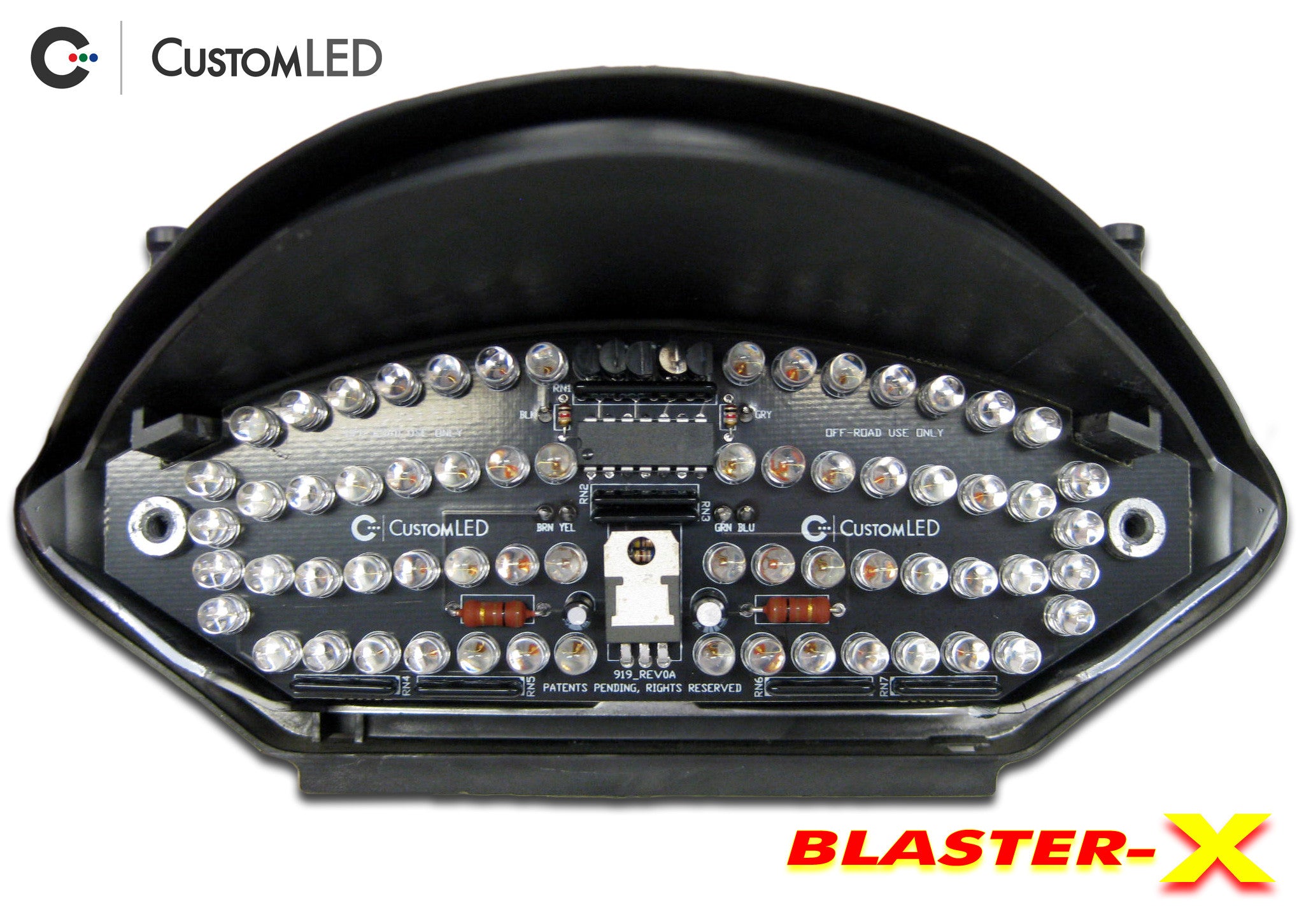 LED Motorcycle Brake Lights With Turn Signals & LED Taillights - LM57364-1