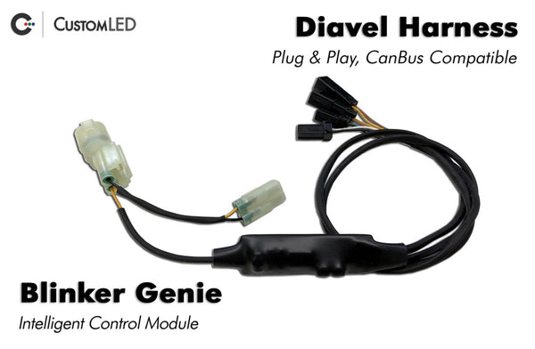 Blinker Genie - Precableado para Ducati Diavel 2011-2013