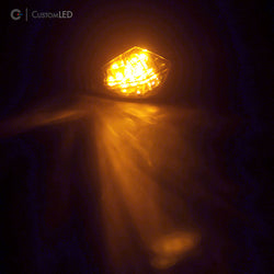 Custom LED Motorcycle LED Blinkers - Compact Short Stalk - V1