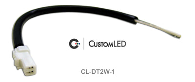 Connecteurs OEM de clignotants Ducati/KTM, 2 fils (paire), Type 1