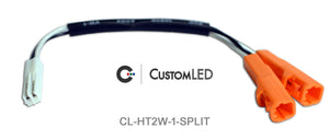 Connecteurs séparateurs en Y pour clignotants OEM Honda, 2 fils (paire)