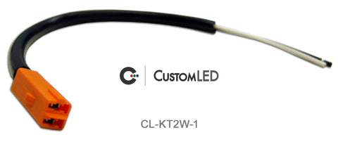Kawasaki OEM Turn Signal Connectors, 2-Wire (pair) Type 1