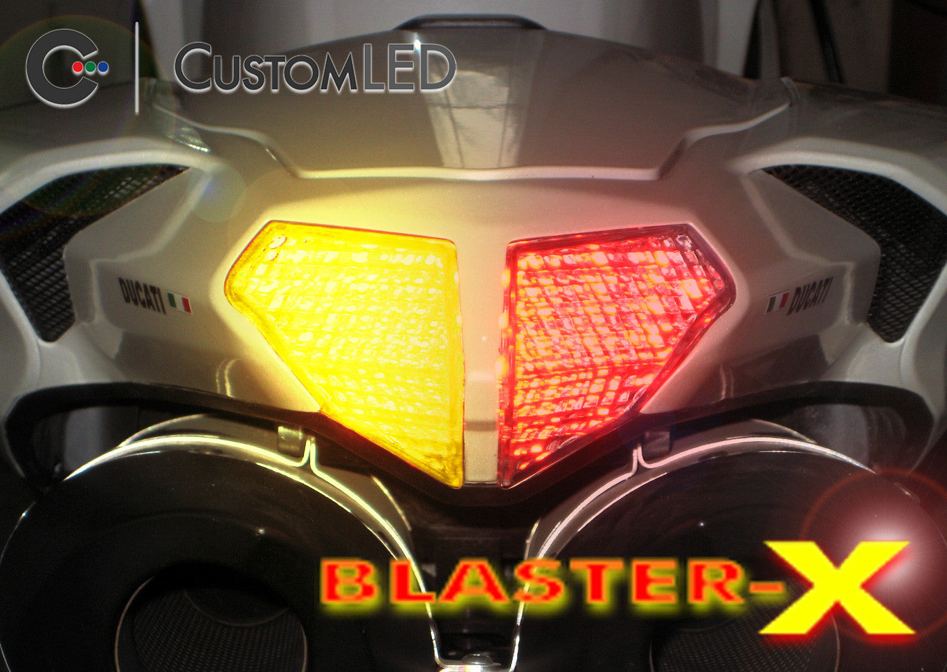 2008-2013 Ducati 848 Blaster-X Integrated LED Tail Light – Custom LED