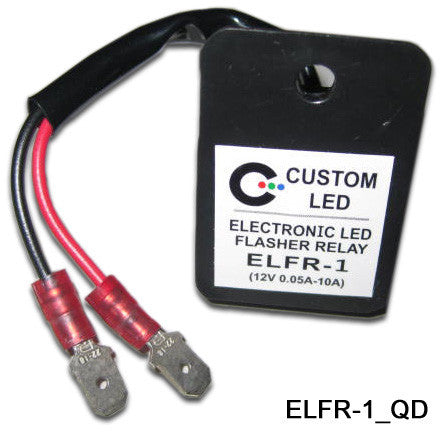 ELFR-1-QD Electronic LED Flasher Relay with Quick Disconnects