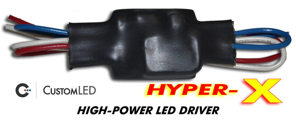 Hyper-X High-Power LED Driver para Custom LED Lighting en Motocicletas | Custom LED