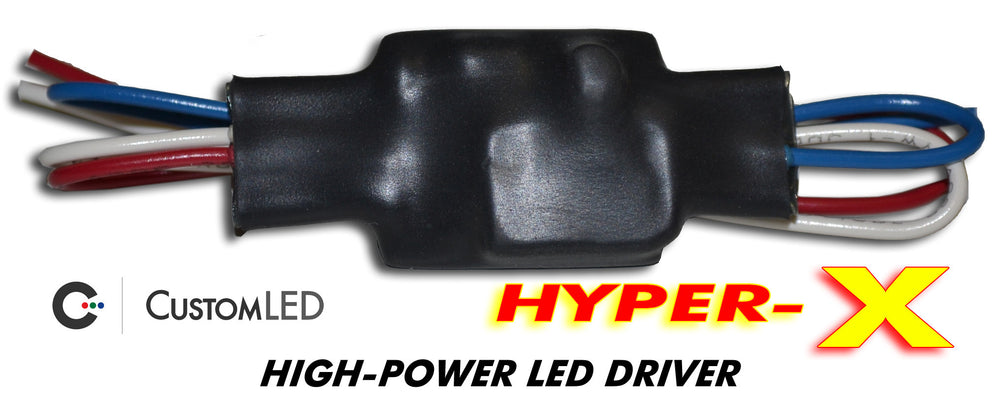 Hyper-X High-Power LED Driver for Custom LED Lighting on Motorcycles | Custom LED
