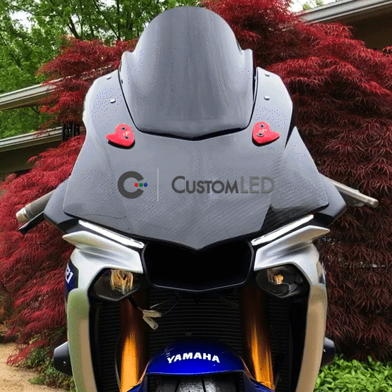 Yamaha R1 Led Conversion Blinker Genie - Pre-Wired for 2015+ Yamaha YZF-R1 & R1M – Custom LED