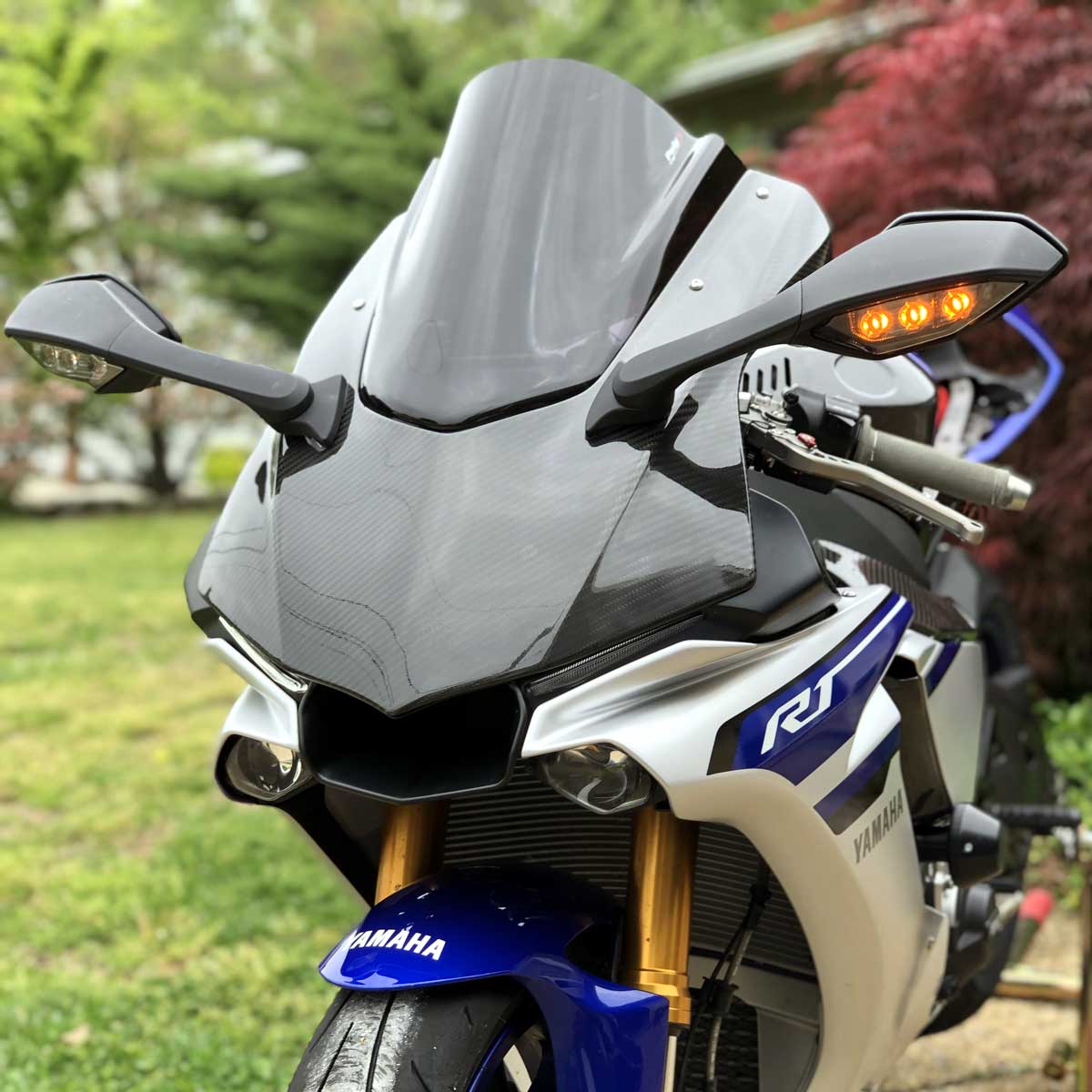 Verkleidung Blinker Runbun Transparent E-geprüft M10 F. Yamaha