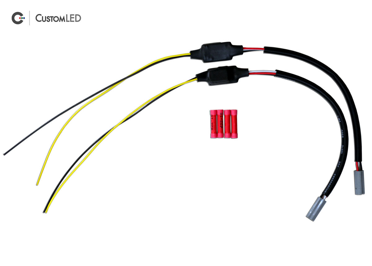 Blinker Genie — précâblé pour Yamaha — convertit les signaux LED pour feu de position et clignotants | Custom LED