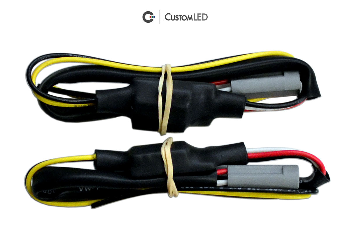 Blinker Genie — précâblé pour Yamaha — convertit les signaux LED pour feu de position et clignotants | Custom LED