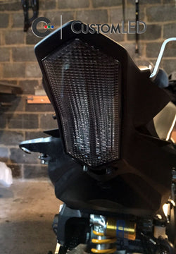 Yamaha YZF-R1 Blaster-X Integrated LED Tail Light for years 2015-2026 by Custom LED - Clear Lens