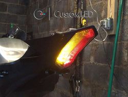 Yamaha YZF-R7 Blaster-X Integrated LED Tail Light for year 2022-2026 by Custom LED - Clear Lens