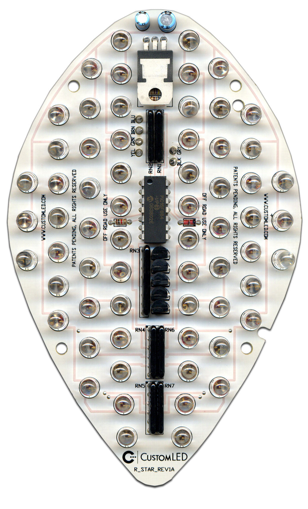 LED Tail Light Direct Plug-in Base For Yamaha Royal Star & Road Star – Red, 16-20 LED Bulbs