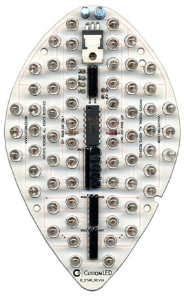 Yamaha Road Star (Midnight, Silverado, Road Star) Integrated LED Tail Light Retrofit Kit for years 2004 2005 2006 2007 2008 by Custom LED