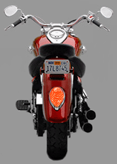 Yamaha Road Star (Midnight, Silverado, Road Star) Kit retrofit Luz trasera LED integrada para los años 2004 2005 2006 2007 2008 por Custom LED