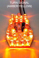 Custom LED flushmount insert yellow blinker