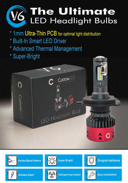 9006 LED Headlight Bulb - High Performance