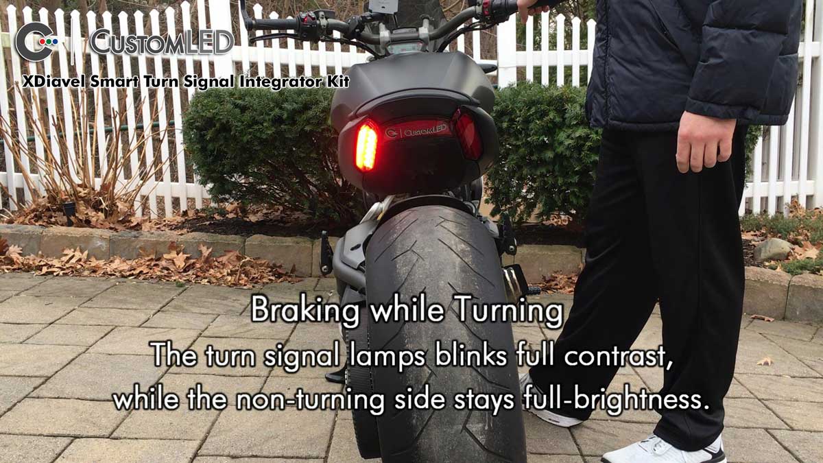 XDiavel Smart Intermitente Integrator Kit - Custom LED